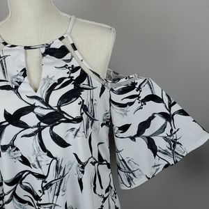 Worthington Cold Shoulder Top